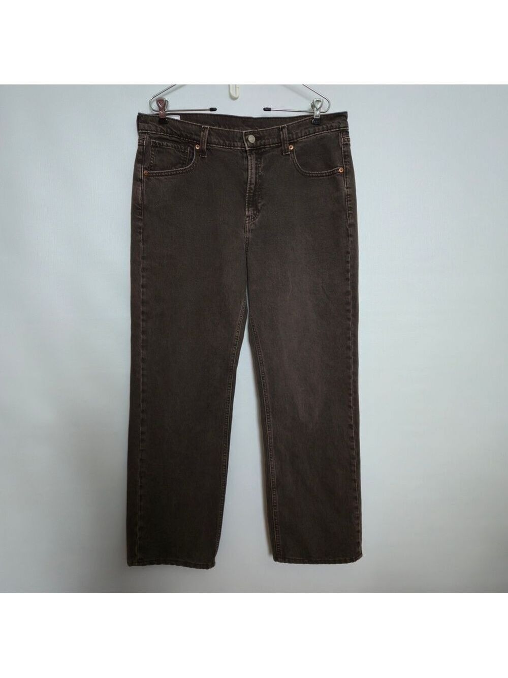 GAP Jeans 90's Loose Fit Women Mid-Rise Straight-Leg Dark Brown Size 12R